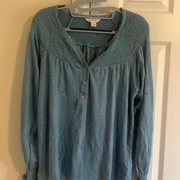Women’s Sundance linen blouse Size M - Picture 1 of 3